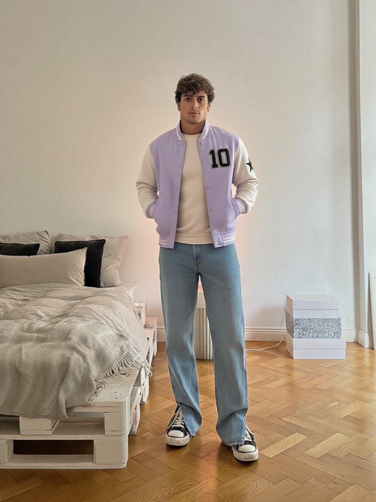 Crested Varsity Jacket