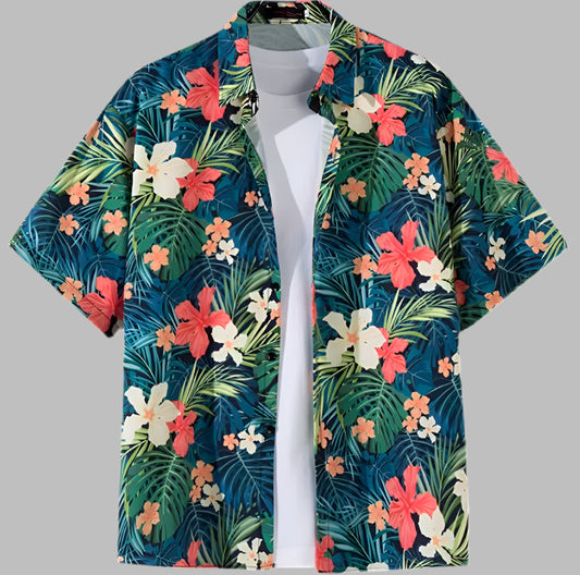 Hawaiian Beach Flower Shirt