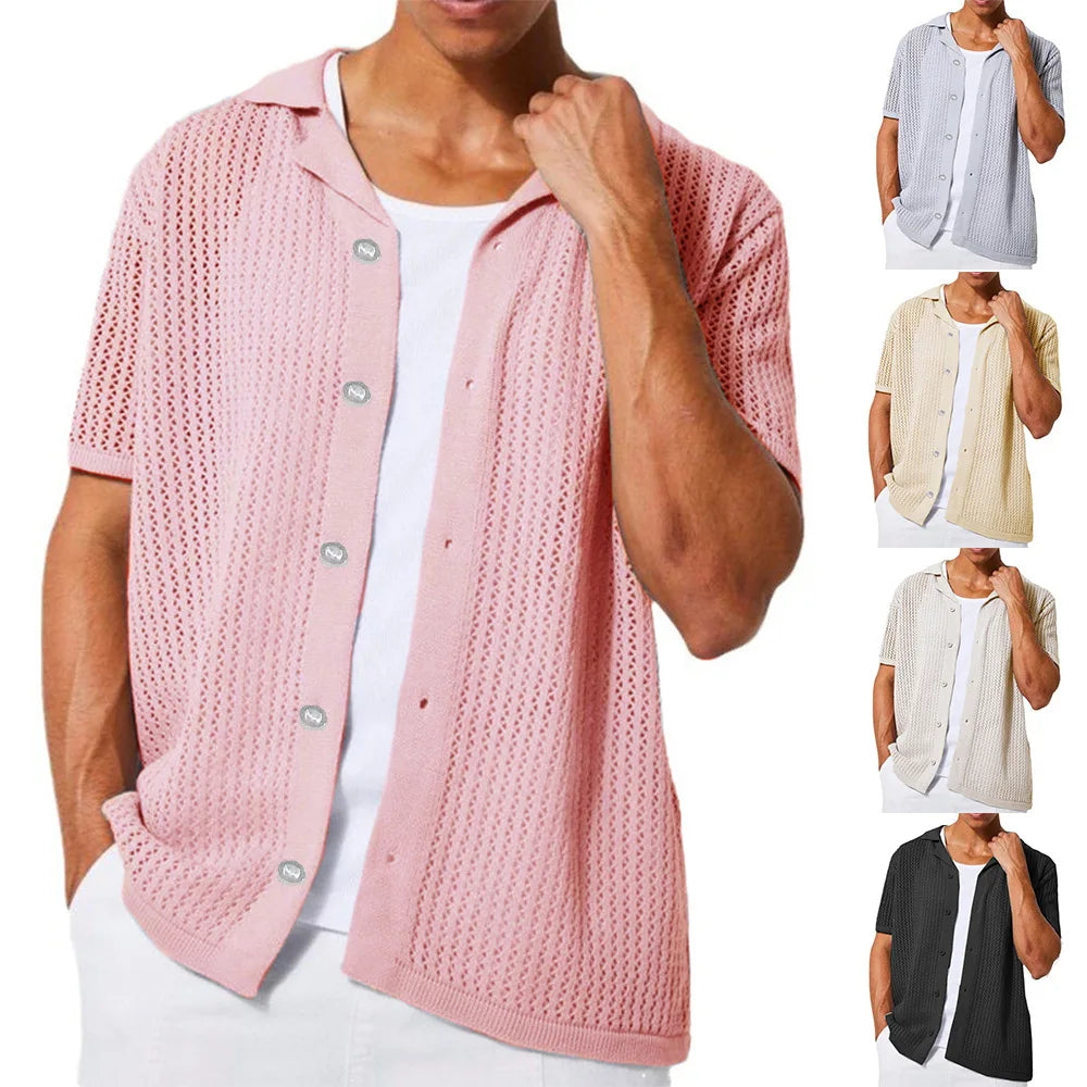 Men's casual cardigan for Summer