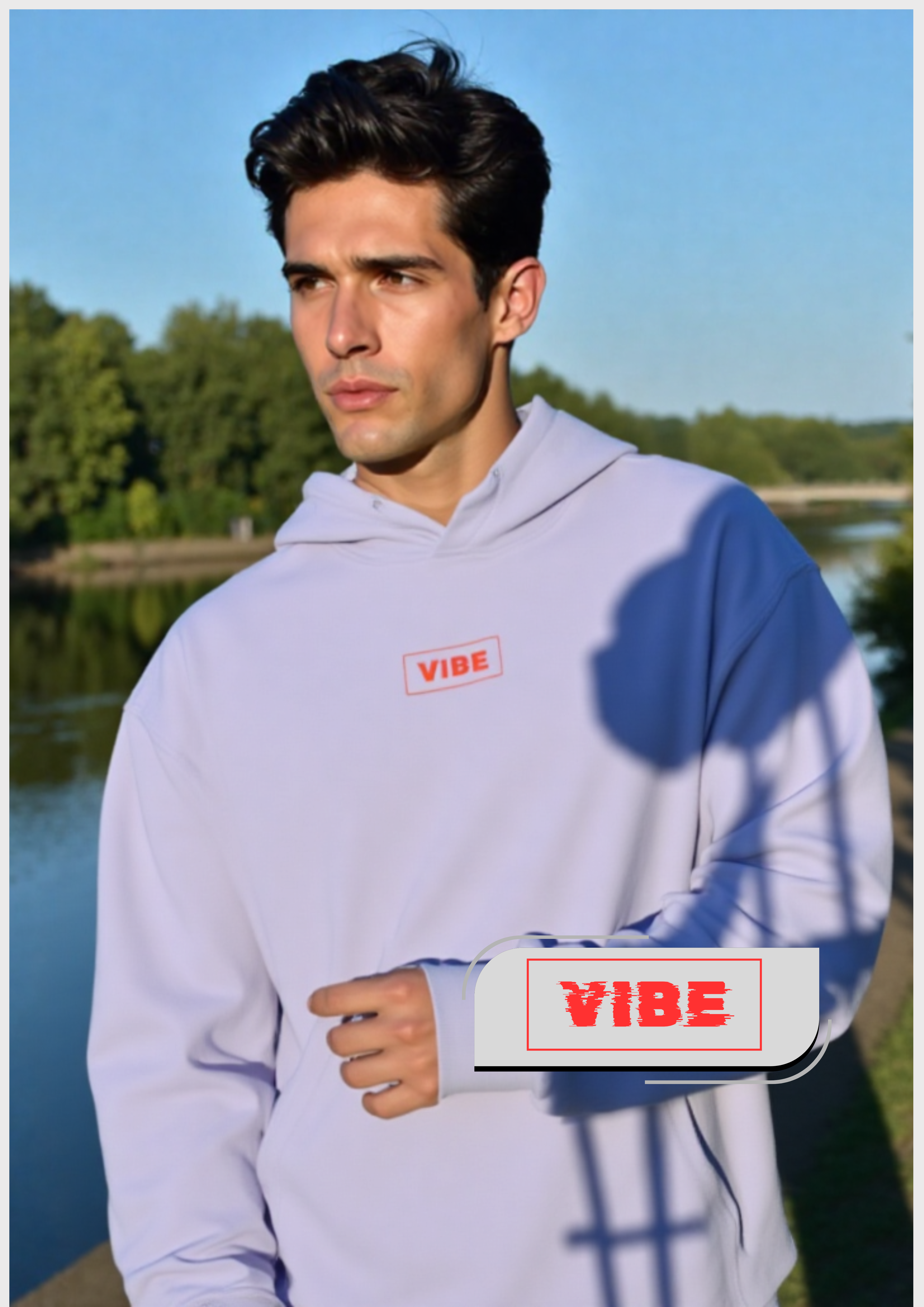 Glitch Oversized Hoodie