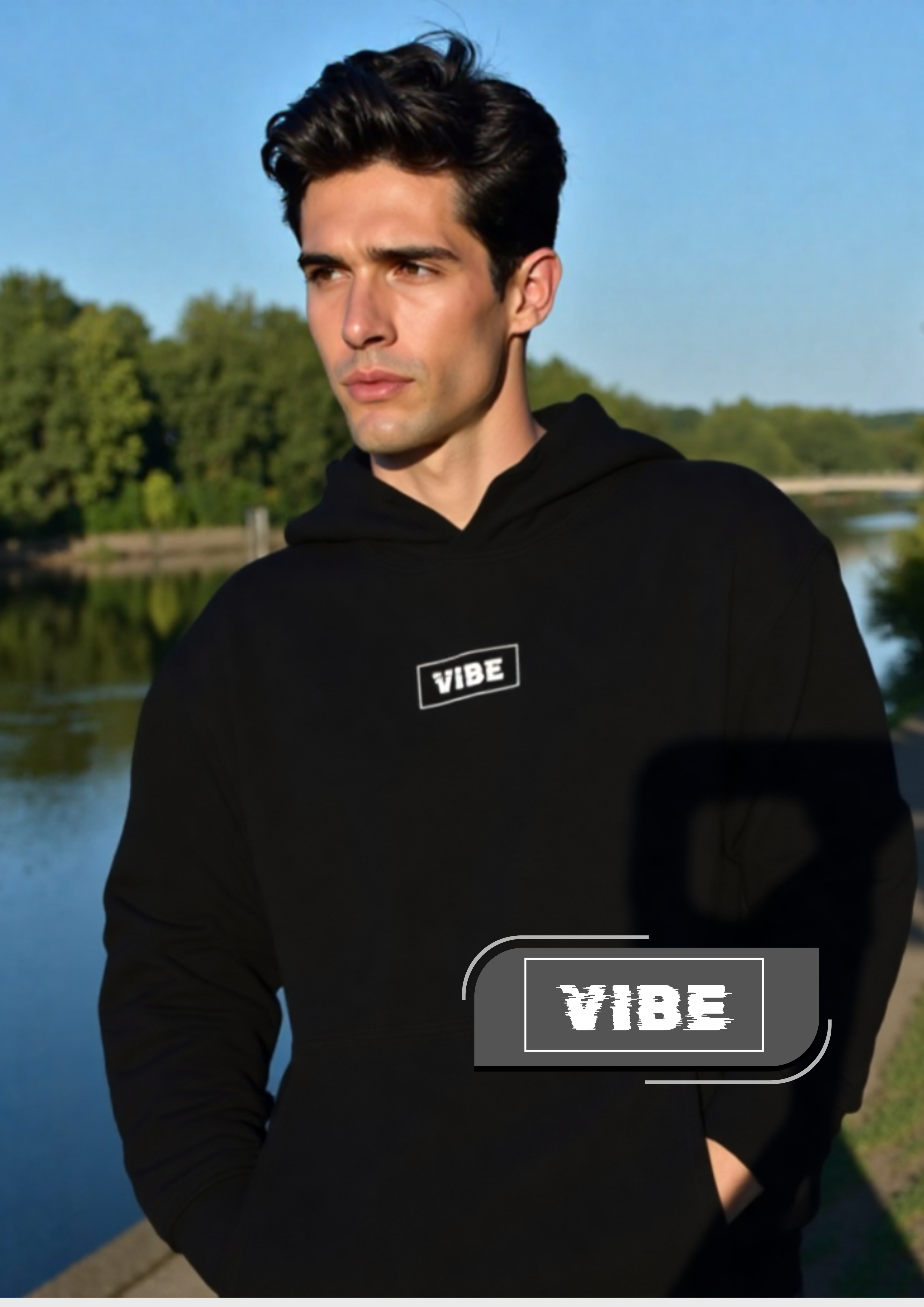 Glitch Oversized Hoodie